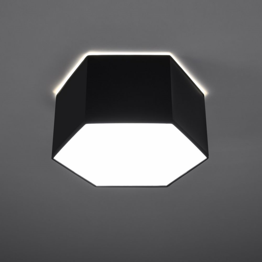 Ceiling light SUNDE 2xE27/60W/230V 15,5 cm black