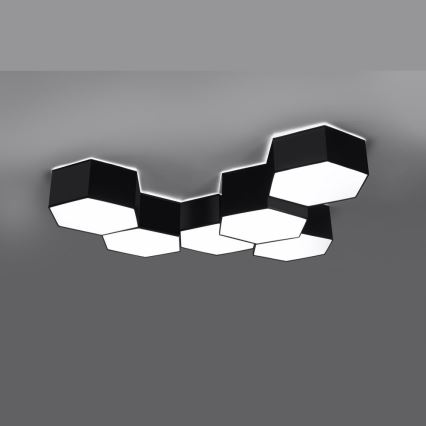 Ceiling light SUNDE 2xE27/60W/230V 15,5 cm black
