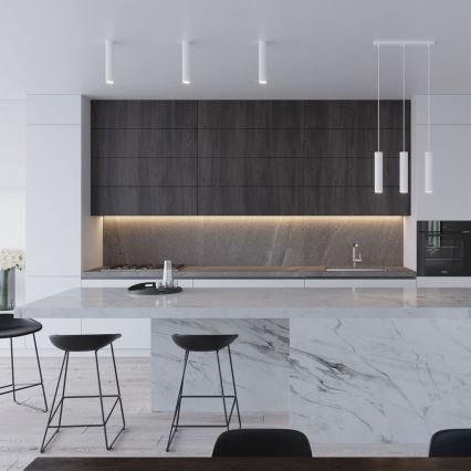 Chandelier on a string LAGOS 3xGU10/10W/230V white