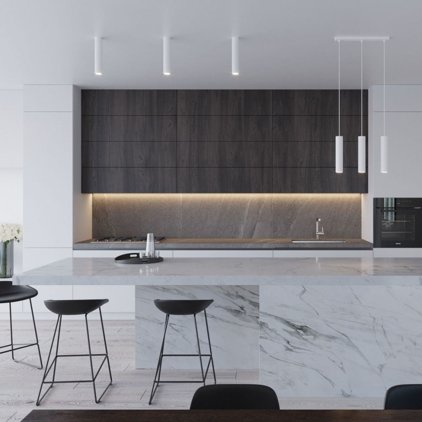 Chandelier on a string LAGOS 3xGU10/10W/230V white