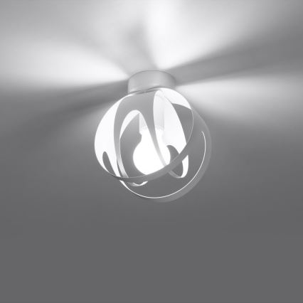 Surface-mounted chandelier TULOS 1xE27/60W/230V white
