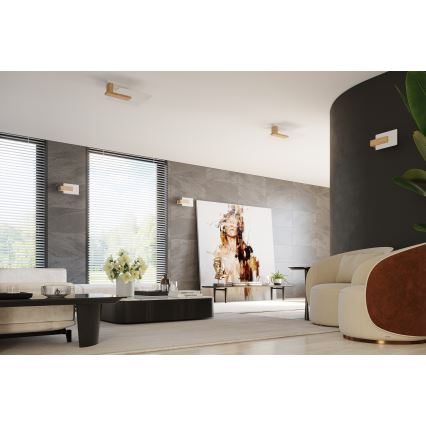 Ceiling light LAPPO 2xE27/15W/230V beige