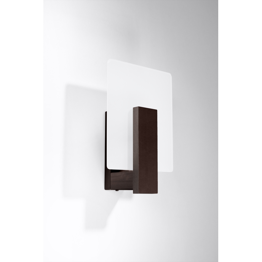 LAPPO wall light 1xE14/10W/230V wenge