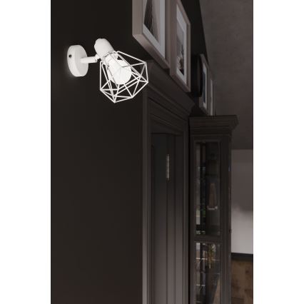 Wall spotlight ARTEMIS 1xE14/40W/230V white