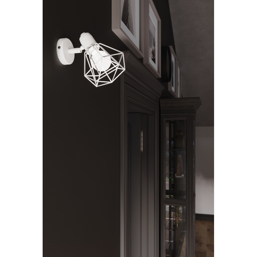 Wall spotlight ARTEMIS 1xE14/40W/230V white