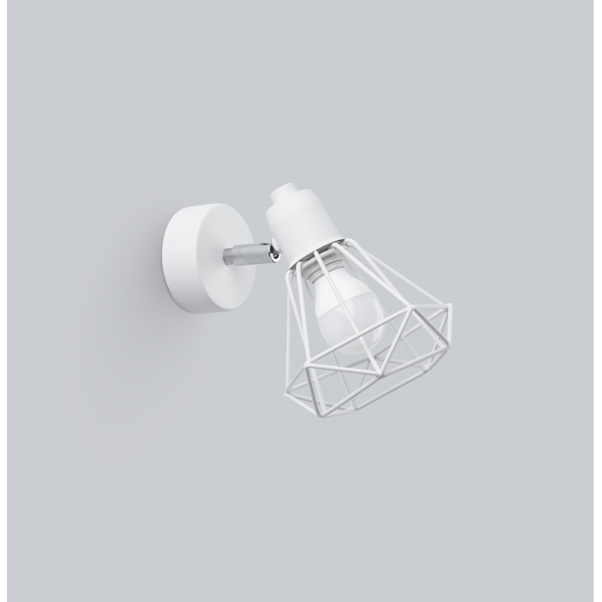 Wall spotlight ARTEMIS 1xE14/40W/230V white