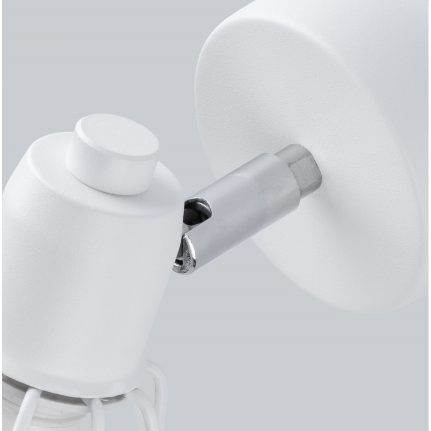 Wall spotlight ARTEMIS 1xE14/40W/230V white