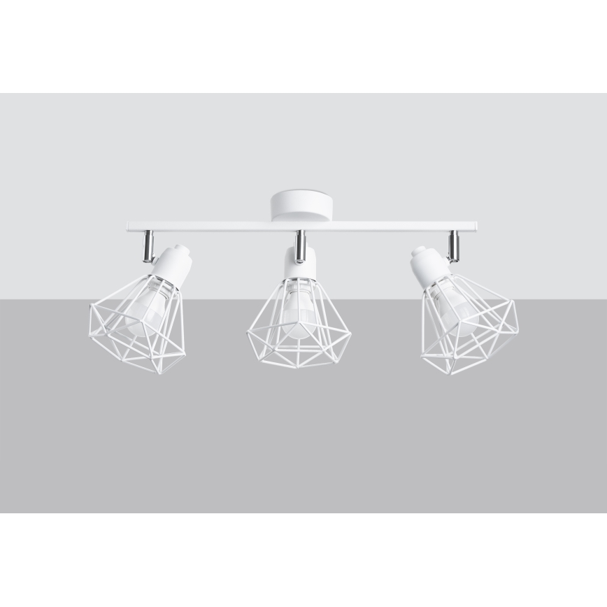 Spotlight ARTEMIS 3xE14/40W/230V white