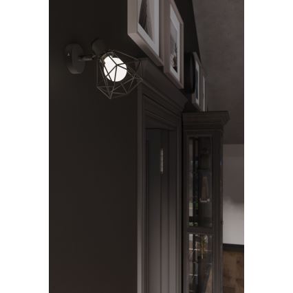 Wall spotlight ARTEMIS 1xE14/40W/230V black