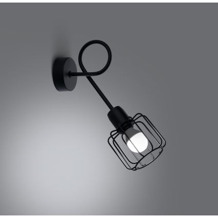 Wall light BELUCI 1xE14/40W/230V black