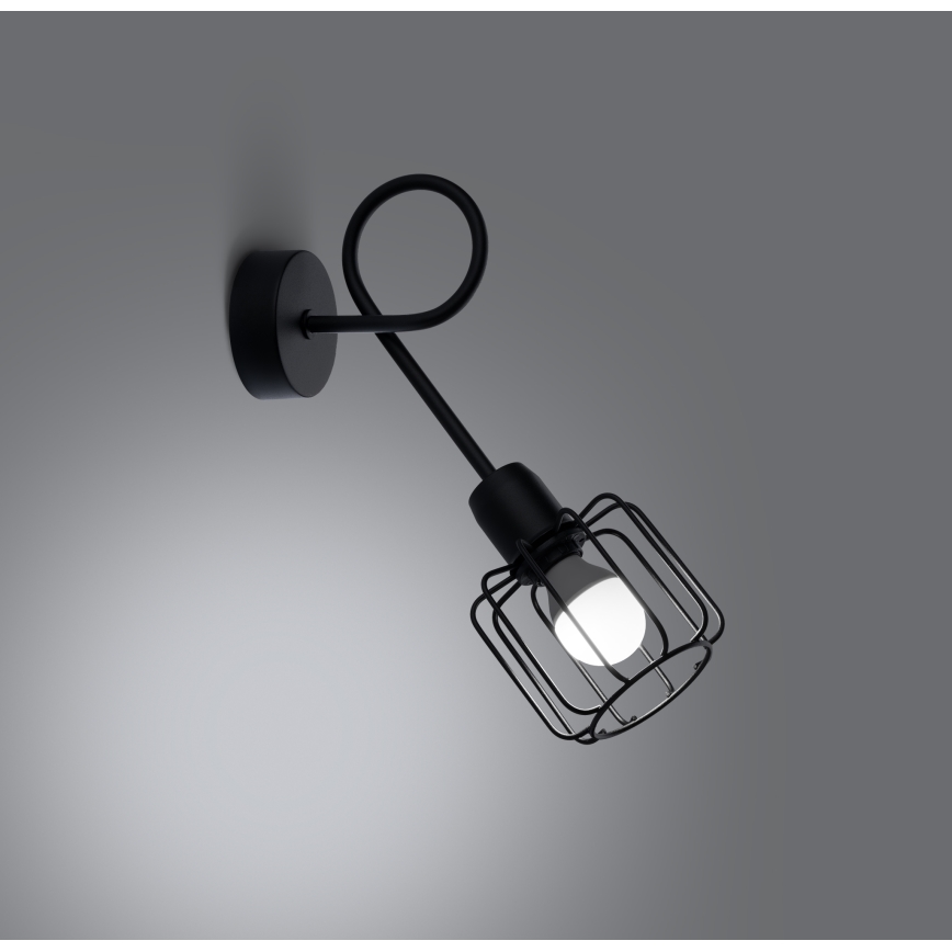 Wall light BELUCI 1xE14/40W/230V black