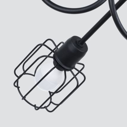 Chandelier on a pole BELUCI 5xE14/40W/230V black