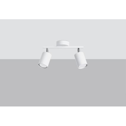 Spotlight LEMMI 2xGU10/40W/230V white