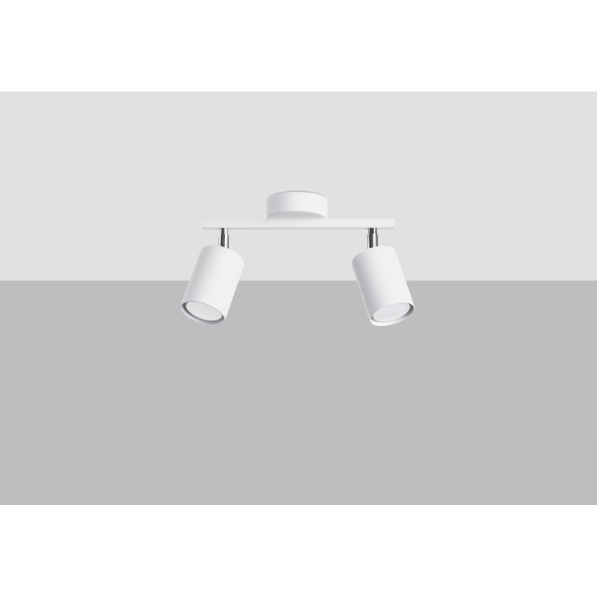 Spotlight LEMMI 2xGU10/40W/230V white