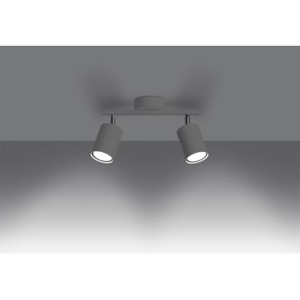 Spotlight LEMMI 2xGU10/40W/230V white