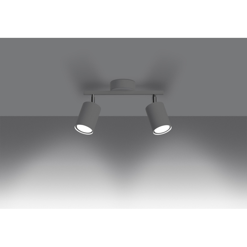 Spotlight LEMMI 2xGU10/40W/230V white