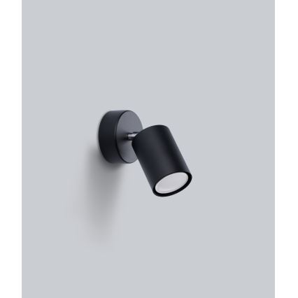 Wall spotlight LEMMI 1xGU10/40W/230V black