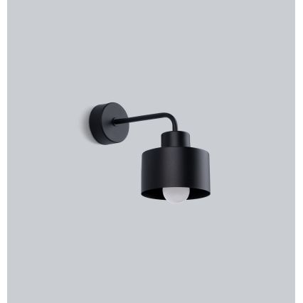Wall lamp SAVAR 1xE27/60W/230V black