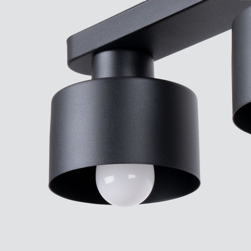 Ceiling light SAVAR 2xE27/60W/230V black