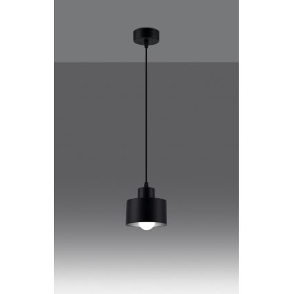 Chandelier on a string SAVAR 1xE27/60W/230V black