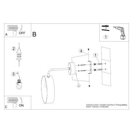 Wall lamp TITRAN 1xE27/60W/230V white
