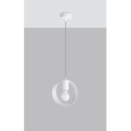 Chandelier on a string TITRAN 1xE27/60W/230V white