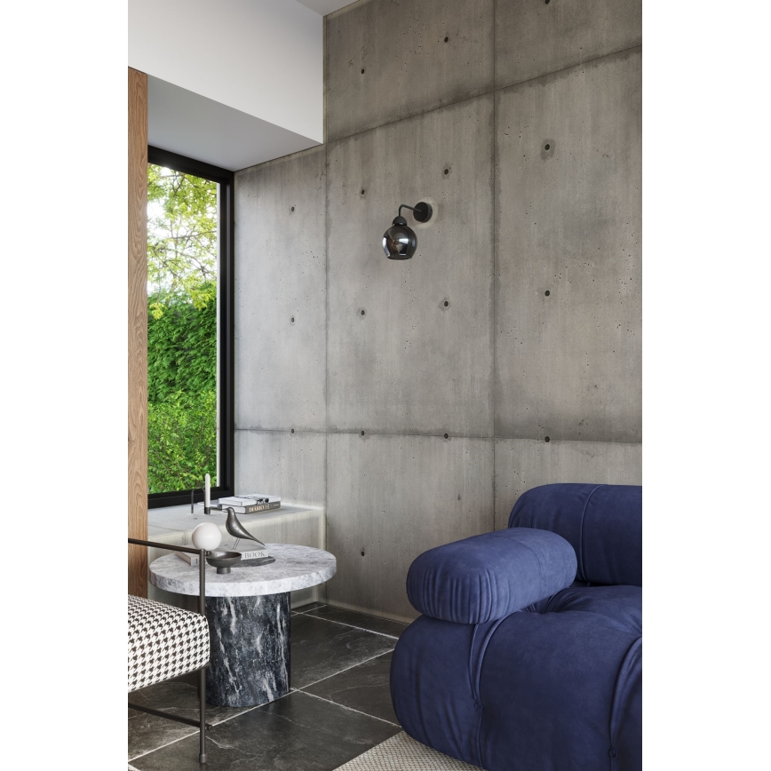 Wall lamp ALINO 1xE27/60W/230V black