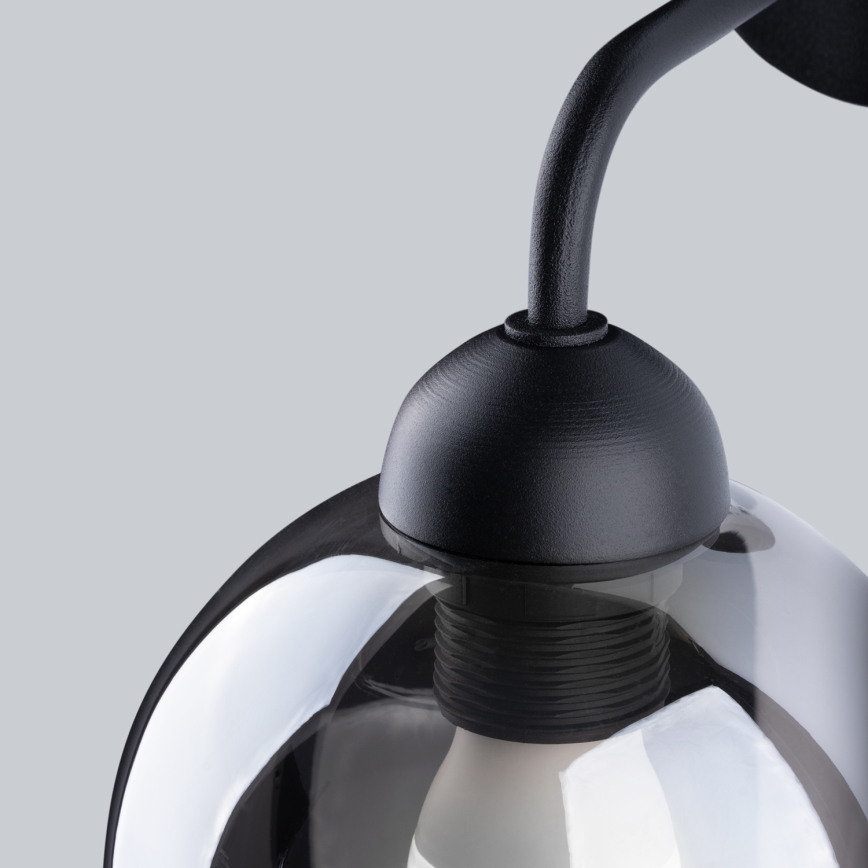 Wall lamp ALINO 1xE27/60W/230V black