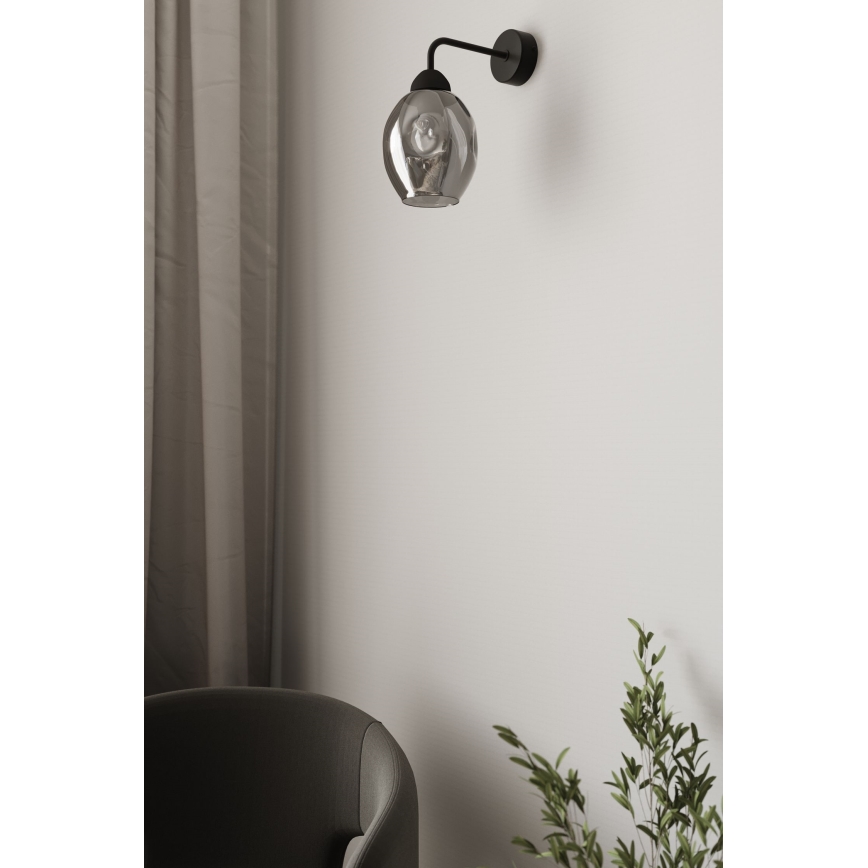 Wall lamp FILLAN 1xE27/60W/230V black