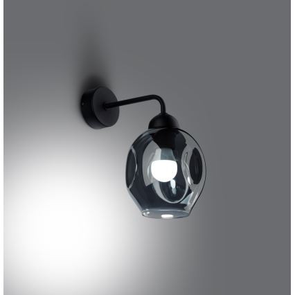 Wall lamp FILLAN 1xE27/60W/230V black