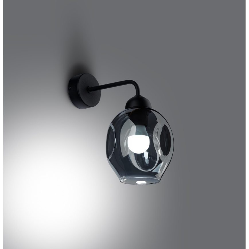 Wall lamp FILLAN 1xE27/60W/230V black