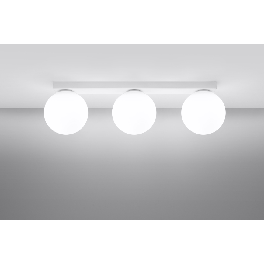 Ceiling light YOLI 3xG9/12W/230V white