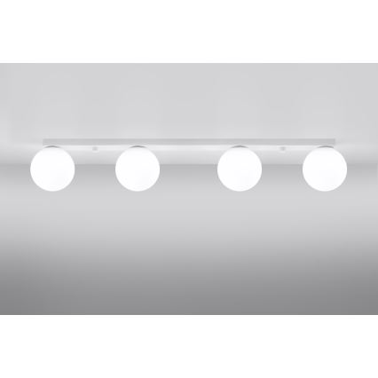 Ceiling light YOLI 4xG9/12W/230V white