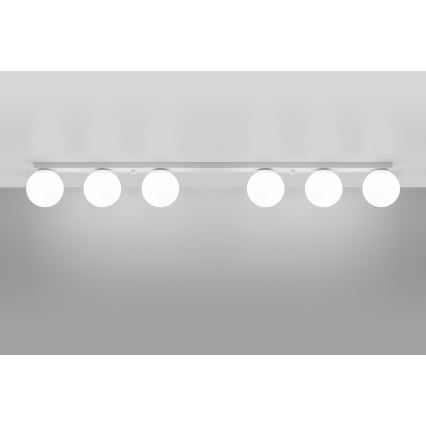 Ceiling light YOLI 6xG9/12W/230V white