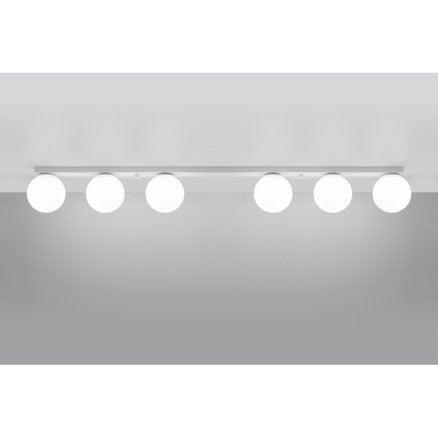 Ceiling light YOLI 6xG9/12W/230V white