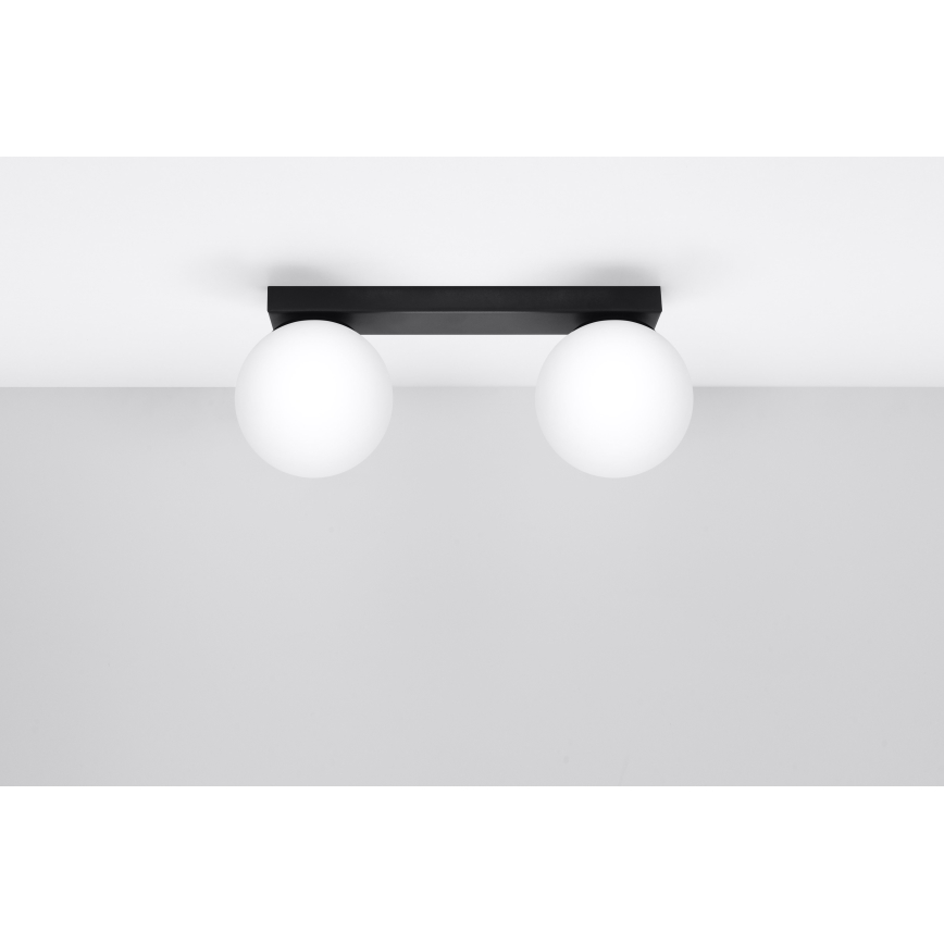 Ceiling light YOLI 2xG9/12W/230V black