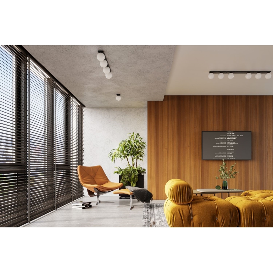Ceiling light YOLI 6xG9/12W/230V black
