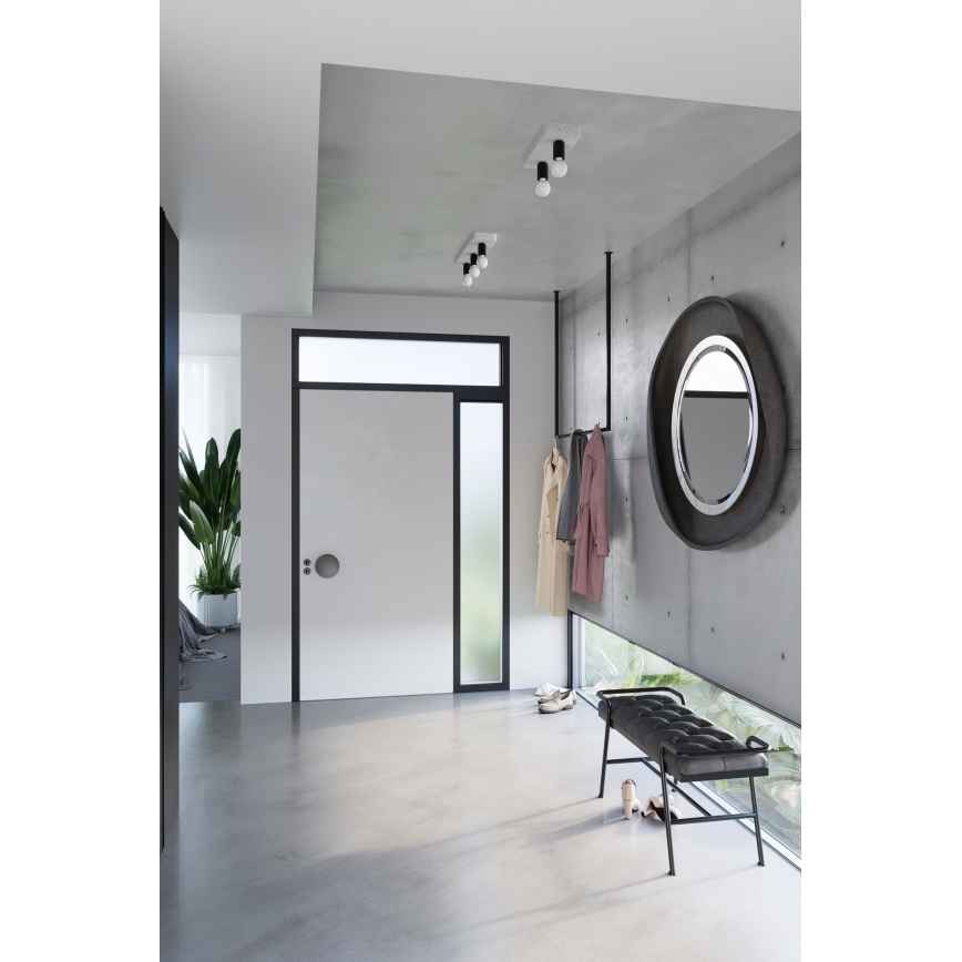 Spotlight TAVO 2xE27/15W/230V concrete
