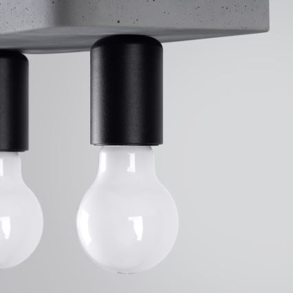 Spotlight TAVO 2xE27/15W/230V concrete
