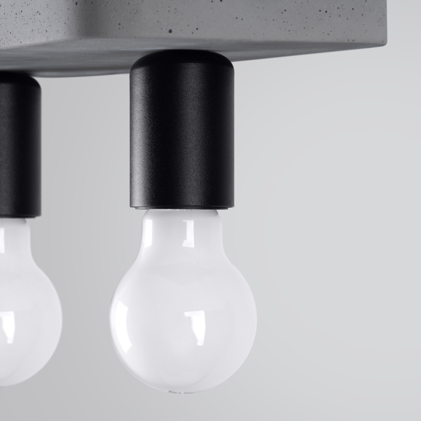 Spotlight TAVO 2xE27/15W/230V concrete