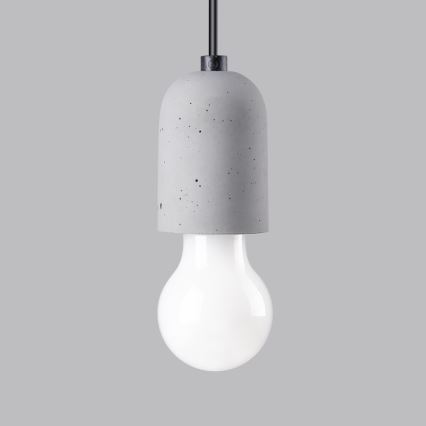 Chandelier on a string NESO 1xE27/15W/230V spider concrete