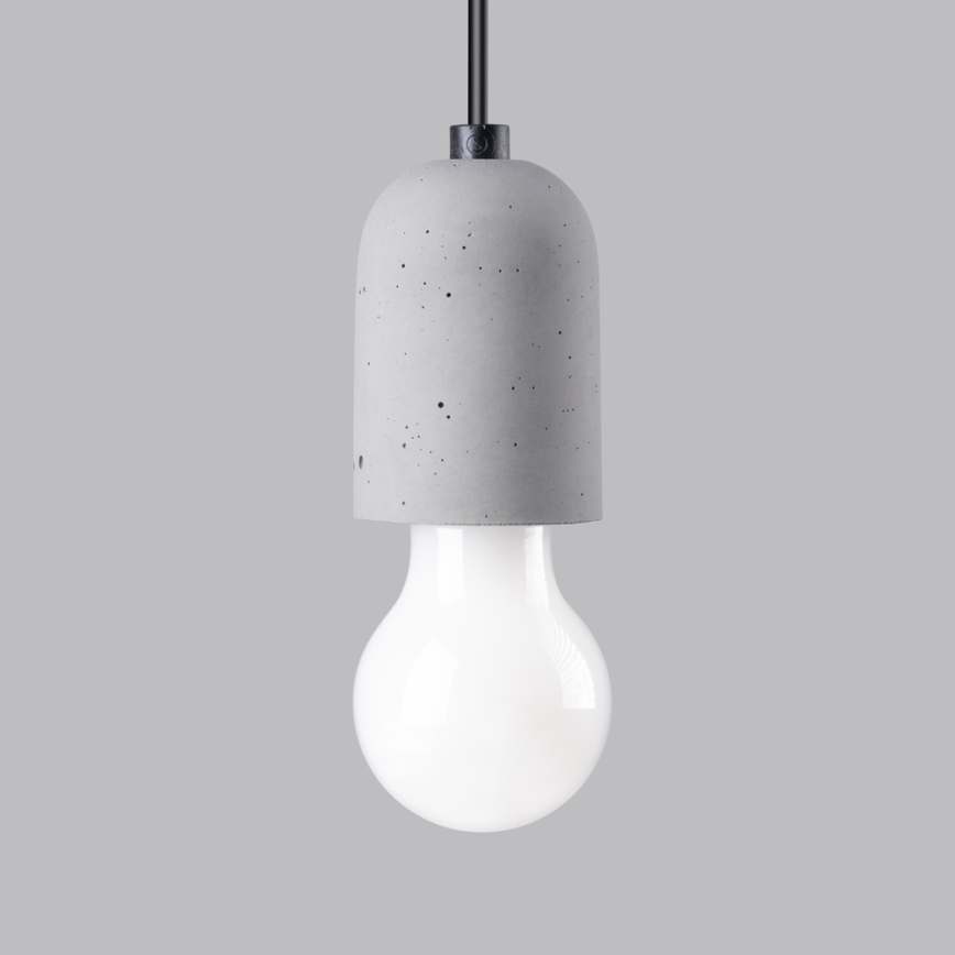 Chandelier on a string NESO 1xE27/15W/230V spider concrete