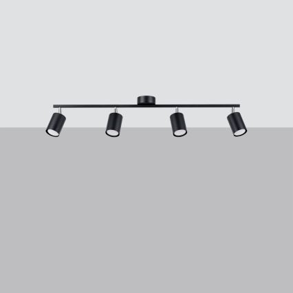 Spotlight LEMMI 4xGU10/10W/230V black