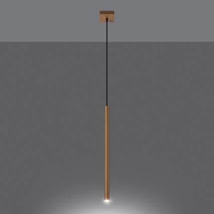 Chandelier on a string PASTELO 1xG9/8W/230V gold