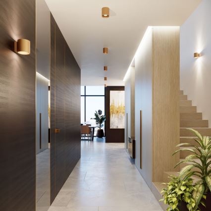 Wall spotlight ORBIS 1xG9/8W/230V gold