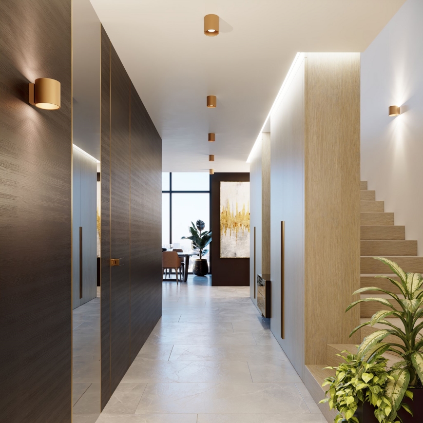 Wall spotlight ORBIS 1xG9/8W/230V gold