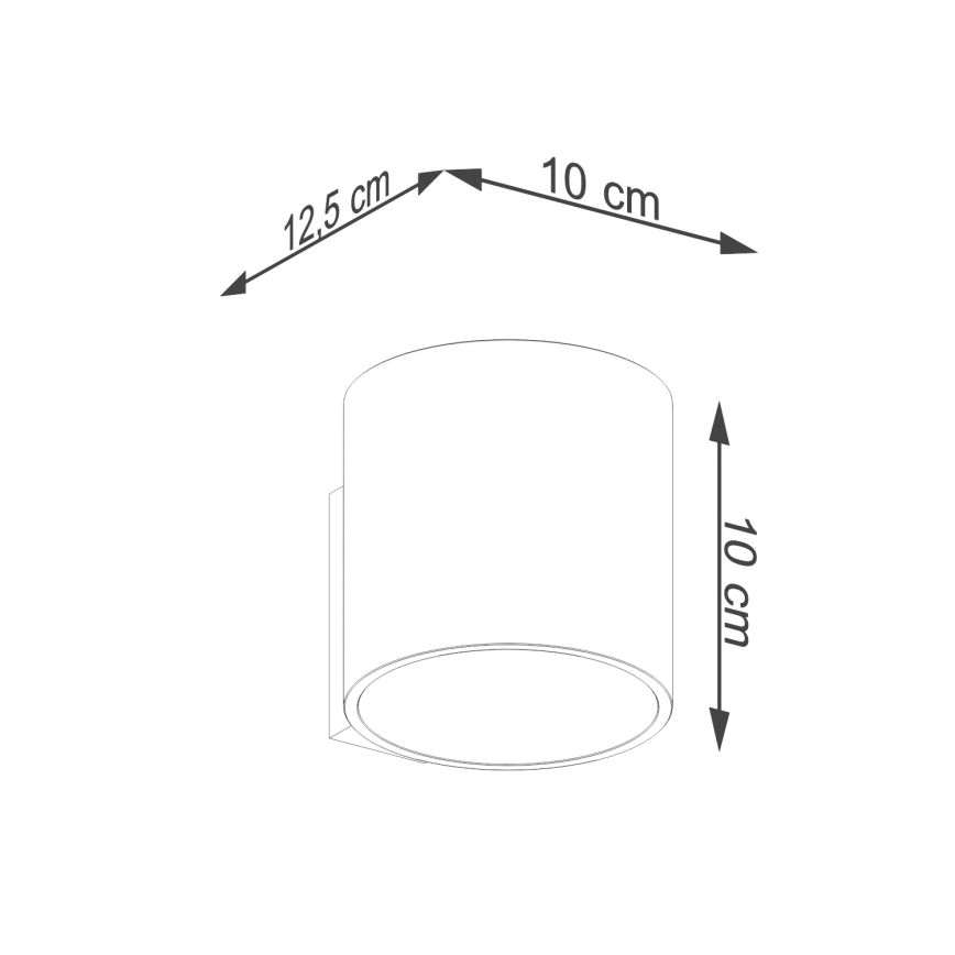 Wall spotlight ORBIS 1xG9/8W/230V gold