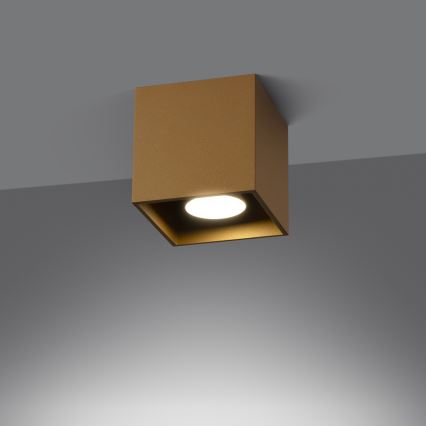 Spotlight QUAD 1xGU10/10W/230V gold
