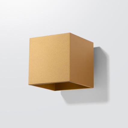 Wall spotlight QUAD 1xG9/8W/230V gold