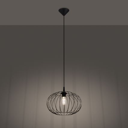Chandelier on a string TSUNO 1xE27/15W/230V black